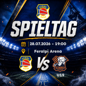 Nächster Test in der Feralpi Arena: BSG empfängt die U19 des SC Borea Dresden