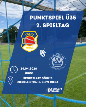 Ü35 empfängt SpG. SV Königsblau Gohlis/SV Röderau-Bobersen