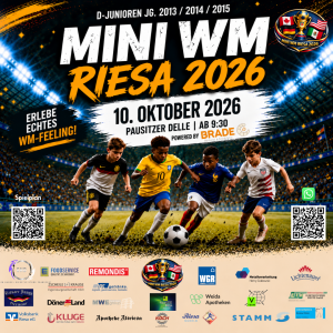 DIE MINI-WM RIESA 2026 STEHT VOR DER TÜR!