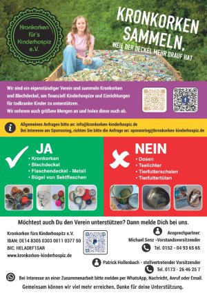 Jede Kappe zählt! – Wir sammeln Kronkorken für den guten Zweck